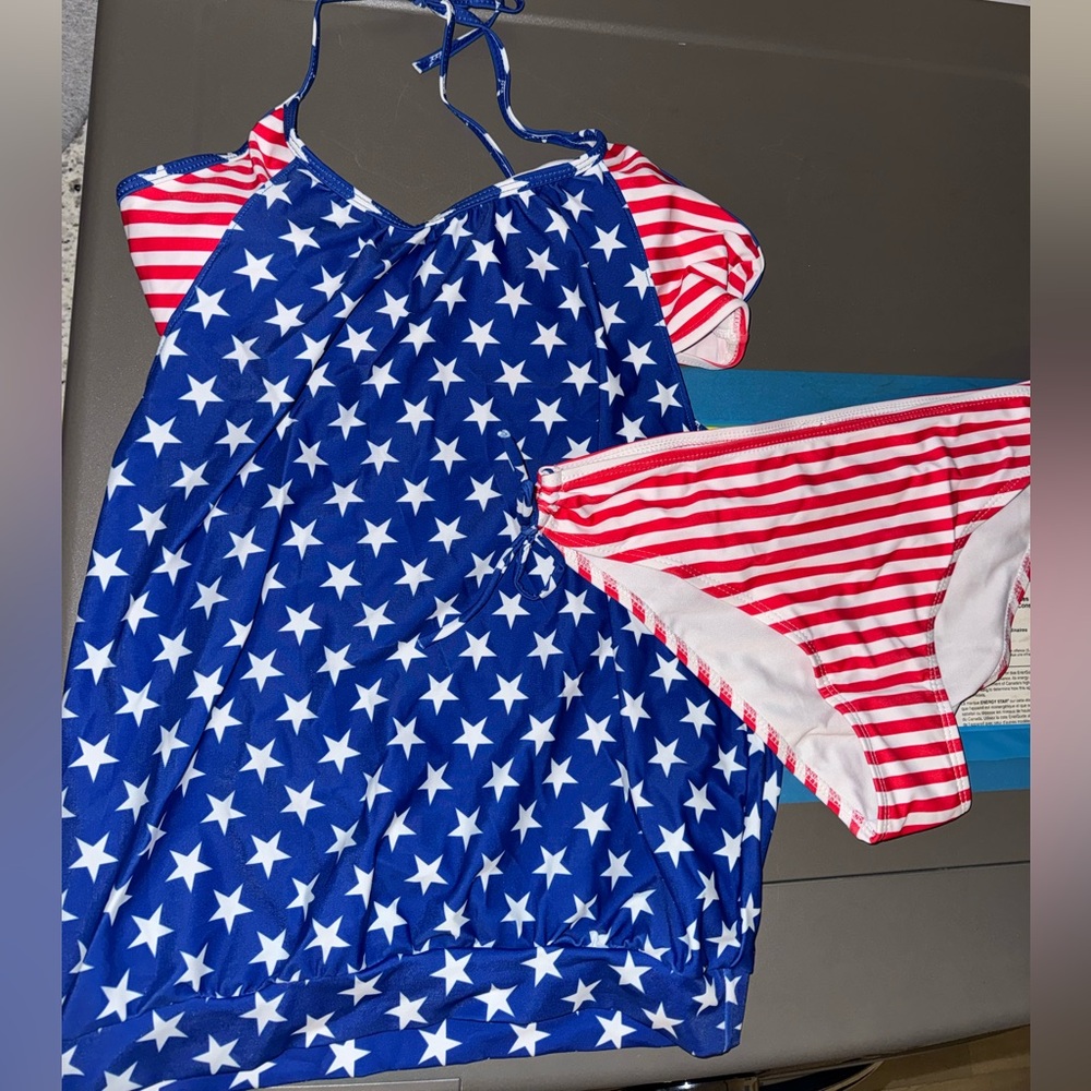 Women’s American Flag Tankini